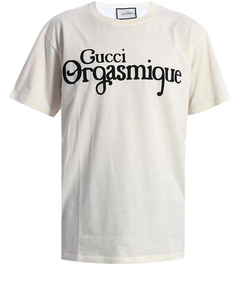 gucci orgasmique tshirt|gucci polo shirts for men.